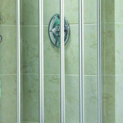 Bath Screens Bath Screen (4 Part) - Silver