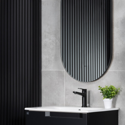 18mm Woodlux Wooden Wall Panel Black 275x12cm