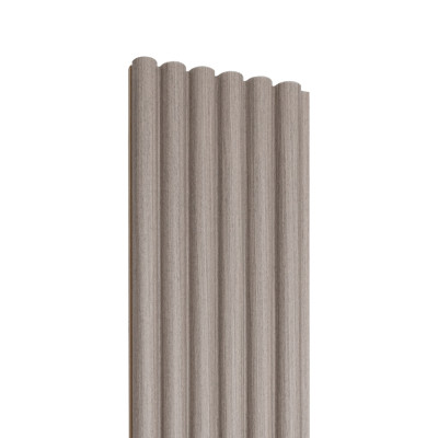 18mm Woodlux Bamboo-Effect Wall Panel Grey 275x15cm