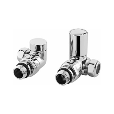 Valve Set (Corner) - Chrome