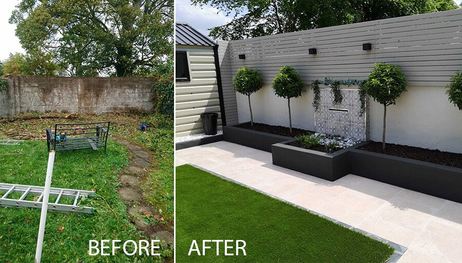 Garden renovation in Kildare