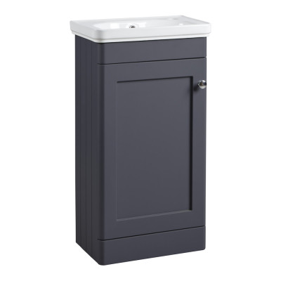 Marston Floor Standing Vanity Unit - Matt Dark Grey 450mm