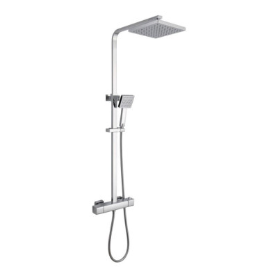 "Square Shower System/Column (Bar, Cool Touch) - Chrome"