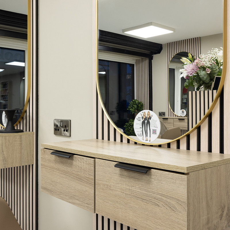 eample of wall panels installed in a store in Dublin