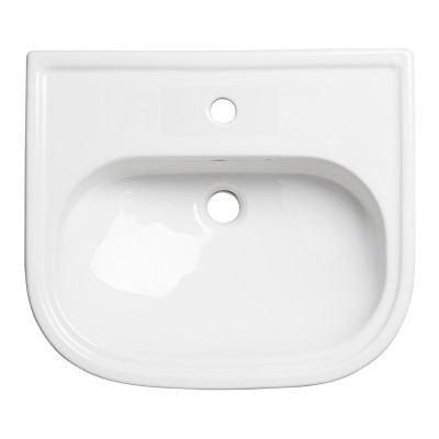 Lansdown Semi-Countertop Basin (1 Tap Hole) - White