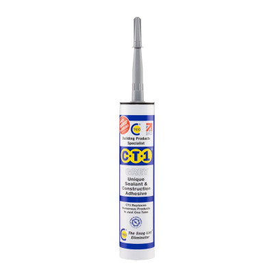 CT1 Grey Unique Sealant and Construction Adhesive 290ml