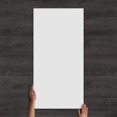 Super White Gloss Porcelain Tile 120x60cm