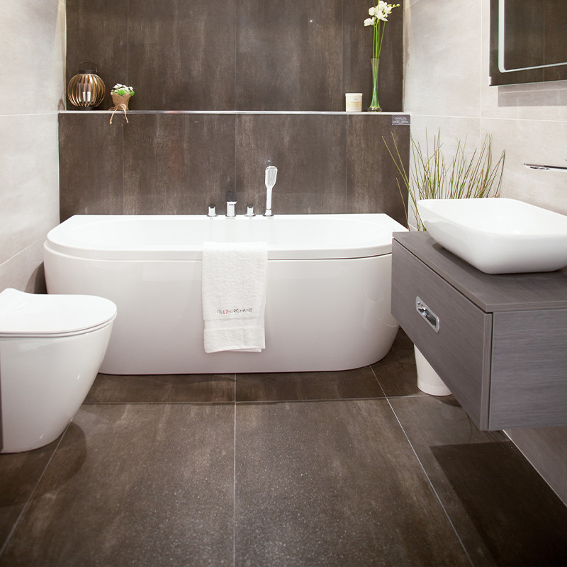 Elevate Your Bathroom with Waterproof Large Format Tiles"