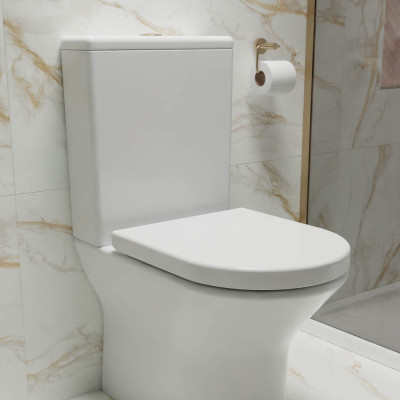 Maria Close Coupled WC (Fully Enclosed) - White