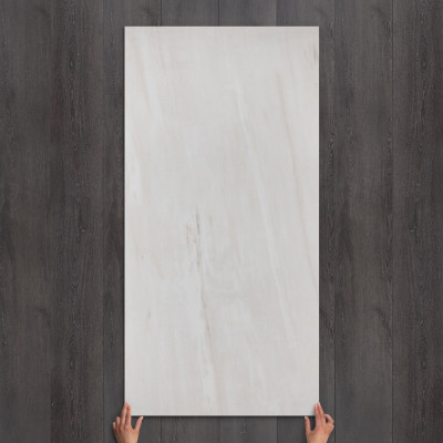 Bondi White Marble-Effect Gloss Porcelain Tile 160x80cm