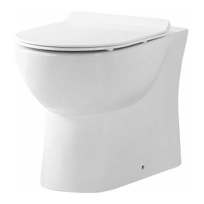 Boston Back to Wall WC (Seat & Cover Included) - White