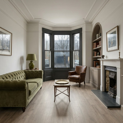 SPC Vinyl Flooring - Brent Oak 152.4x22.9cm