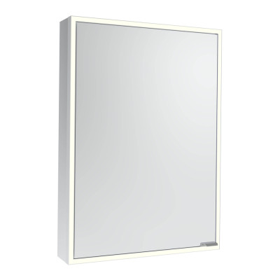 Portrait Mirror Cabinet (Single Door) - Chrome 500mm