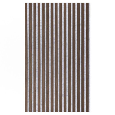 21mm Acoustic Silver Felt Wall Panel Wenge 240x60cm