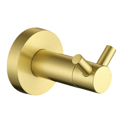 Erla Robe Hook - Brushed Brass
