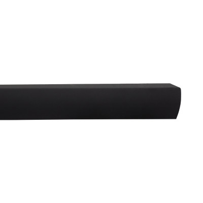 18mm Woodlux Wooden Wall Panel Black Dado Rail 275x3.5cm