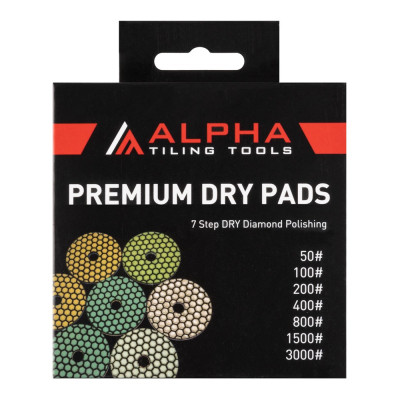 Alpha Dry Polishing Pads 7 Piece Set