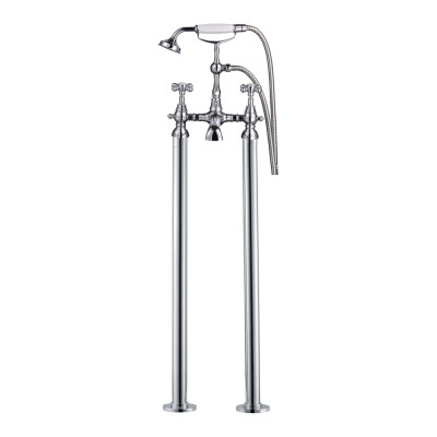 Duke Freestanding Bath Shower Mixer - Chrome