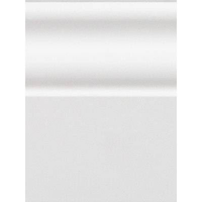 16mm Traditional Clip Skirting Paintable Matt White 280x10cm