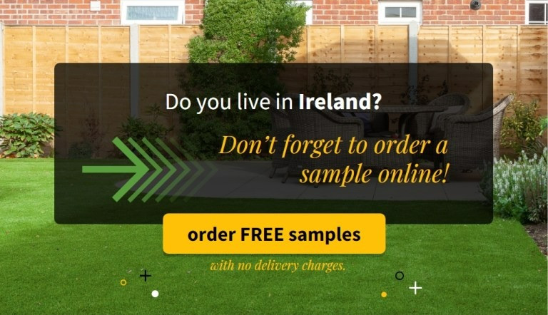Order free artificial grass samples in Ireland