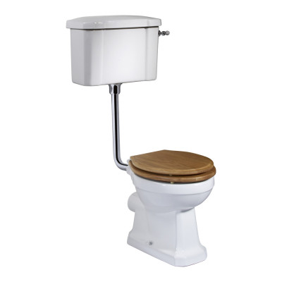 Vitoria Low Level Cistern - White