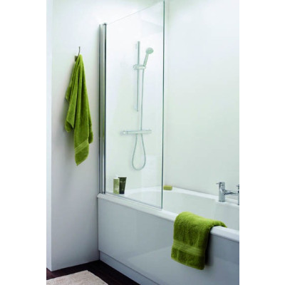 Bath Screens Bath Screen (Straight Square) - Silver