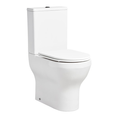 "Micra Evo Close Coupled WC (Comfort Height, Fully Enclosed) - White"