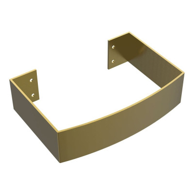 Jupiter Brushed Brass 185 Towel Rail Attachment 22.7x6cm