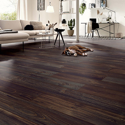 Laminate Flooring - 12mm Mammut 4V AC5 Mountain Pine Dark 185x19cm