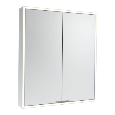 Portrait Mirror Cabinet (Double Door) - Chrome 600mm