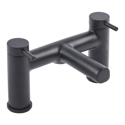 Anthem Deck Mounted Bath Filler - Matt Black