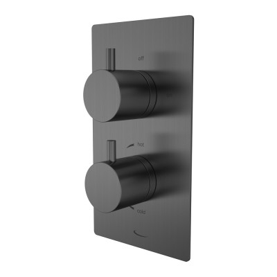 Quantum Shower Valve (Concealed) - Gunmetal Grey