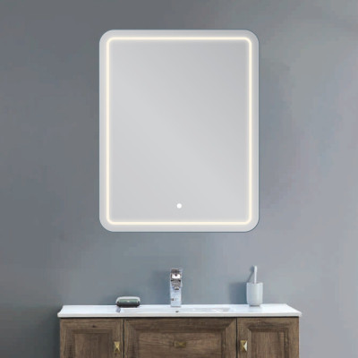 Clapton Illuminated Rectangular Mirror 50x70cm