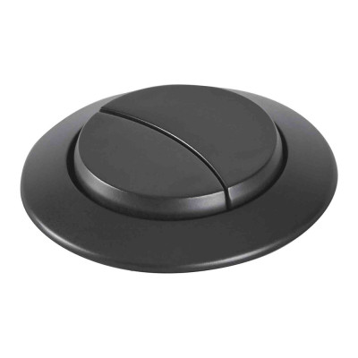 Lansdown Flush Button - Black Ø38mm