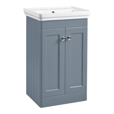 Marston Floor Standing Vanity Unit - Matt Spruce 500mm