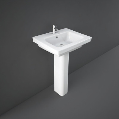 Resort Basin (1 Tap Hole) - White 550mm
