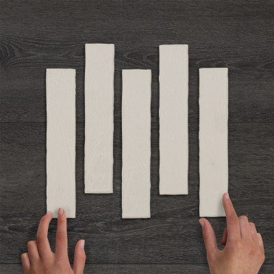 Metro Ainsa Greige Matt Porcelain Tile 25x5cm