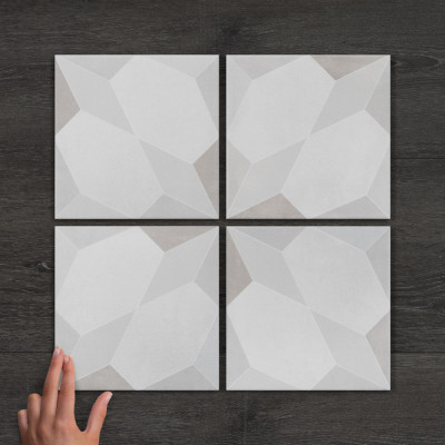 Boulevard Avignon Pattern Matt Porcelain Tile 22x22cm