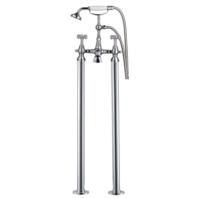 Duke Chrome Brass Freestanding Bath Shower Mixer Tap