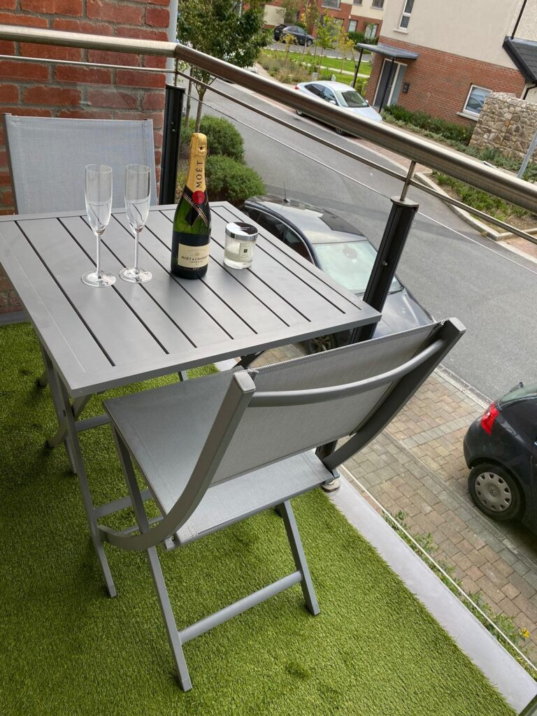 Artificial grass for small spaces