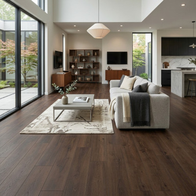 SPC Vinyl Flooring - Belmont Oak 122x23cm