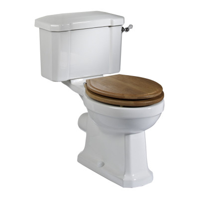 Vitoria Close Coupled WC Pan - White