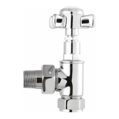 Victorian Crosshead Valve Set (Angled) - Chrome