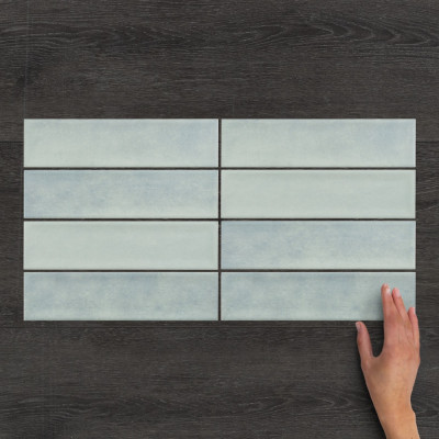 Nara Glass Gloss Ceramic Wall Tile 30x7.5cm