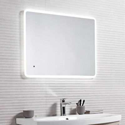 Aster Illuminated Slim Rectangular Mirror 60x80cm
