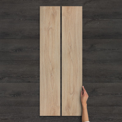 Origen Natural Wood-Effect Matt Porcelain Tile 120x23cm