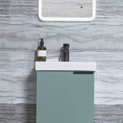 Cadence Floor Standing Cloakroom Unit - Viridian Green 390mm