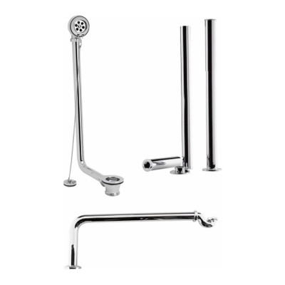 Accessories Roll Top Bath Pack - Chrome