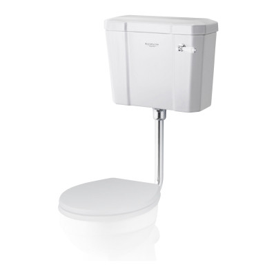 Fitzroy Low Level Cistern (White Ceramic Lever & Fittings)