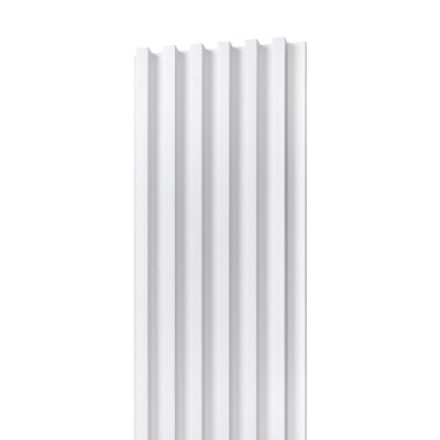 18mm Slat Wall Panel White 290x17cm